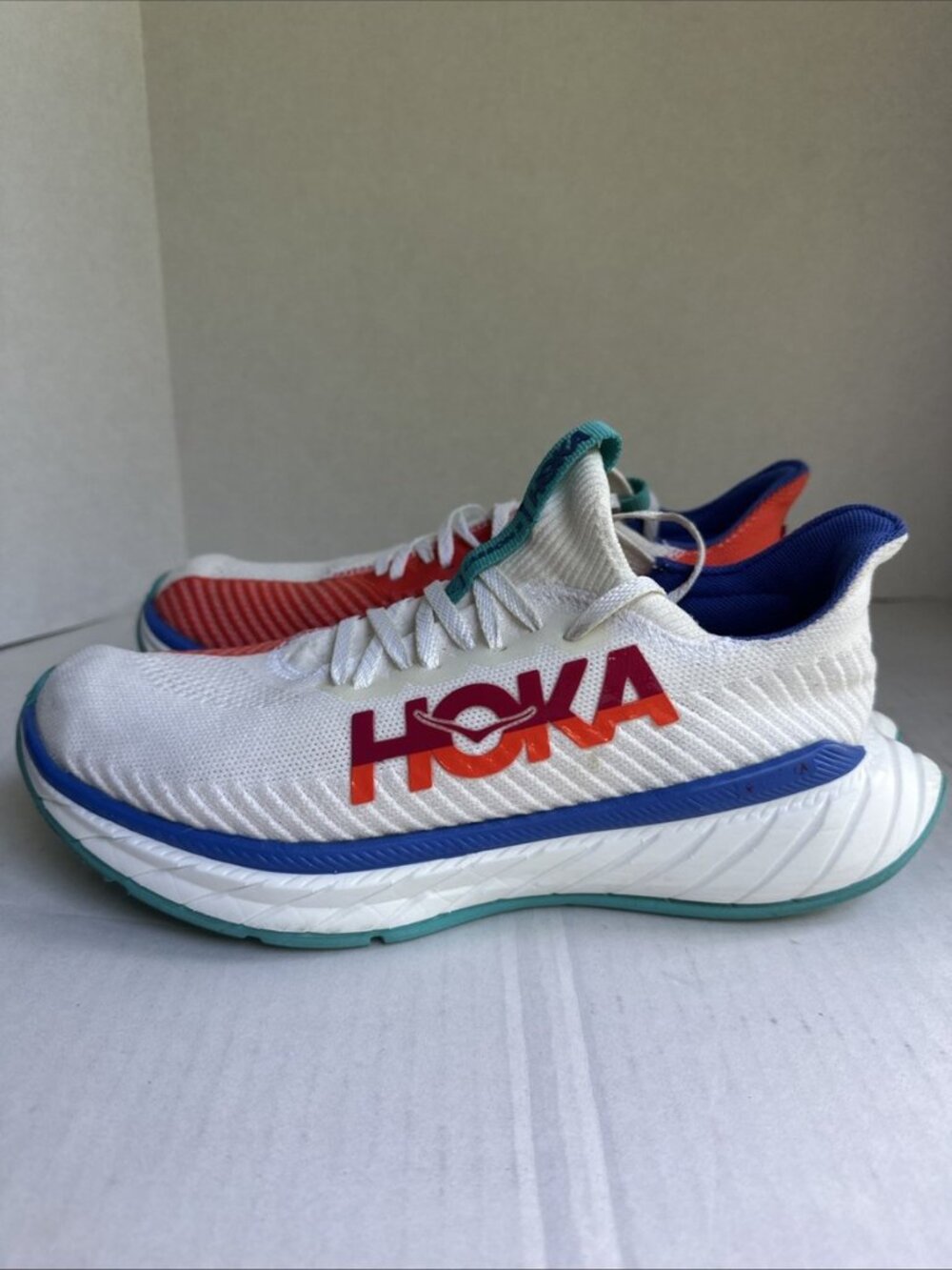 EUC HOKA ONE CARBON X 3 WOMENS RUNNING SHOES SIZE 8.5B - Picture 5 of 6